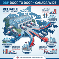 Logistique FCL intelligente Chine-Canada : Expédition maritime de conteneurs complets (20GP, 40GP, 40HQ) avec 12 ans d'expérience et un succès éprouvé