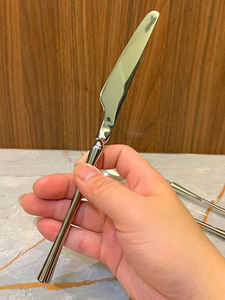 Juego de Cubiertos DF BC 304 de Acero Inoxidable, Tenedor para Postre, Cuchara, Cuchillo para Carne, Juego de Cubiertos Plateados para Boda - Product Image 5