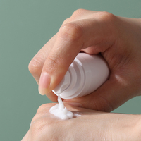 Flacon pompe sans air personnalisé pour nettoyant, lotion, sérum, crème solaire – Nouveauté promotionnelle pour les voyages et les cadeaux – Emballage cosmétique