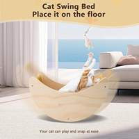 Lit suspendu pour chat, hamac en bois, ventouse pour fenêtre, balançoire pour chat, hamac pour chat, hamac pour chien