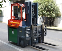Chariot élévateur électrique 3t 5t à rotation 360°, chariot élévateur multidirectionnel avec longue portée de levage 6m 8m