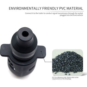 <span class=keywords><strong>Prise</strong></span> de <span class=keywords><strong>remorque</strong></span> étanche à <span class=keywords><strong>7</strong></span> broches Connecteur de câblage de type 12V Connecteur ISO 1724 pour remorquage de caravane avec joint, adaptateur de <span class=keywords><strong>prise</strong></span> - Product Image 4