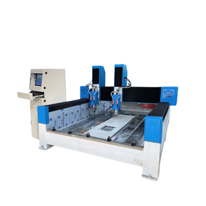 Double Head PLC Controlled CNC Router <b>Machine</b> 24000RPM High Speed <b>Stone</b> Engraving <b>Cutting</b> 2500mm Max Length HIWIN Rail - Product Image 5