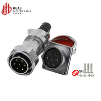 Conector y Enchufe de Aviación Impermeable Weipu WY28-3-4-7-9-10-12-16-19-20-24-26 Núcleos TI