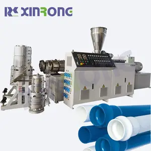 Xinrongplas Automatic PLC Control PVC Pipe Making Machine Production Line