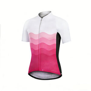 Maillot de cyclisme haut de gamme léger et personnalisé à manches courtes, extensible dans quatre directions, séchage rapide, pour événements de course sur route et sports de plein air - Product Image 3
