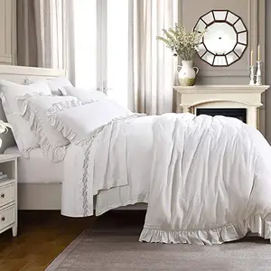 Màu Rắn Duvet Cover Thường Xuyên Kích Thước Giường Bông Quilt Cover Siêu Mềm Duvet Chèn Trong Khách Sạn Luxury Bedding