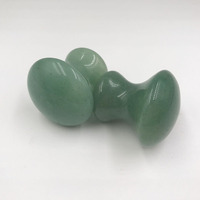Aventurine naturelle Jade Gua Sha outil champignon forme pierre pour beauté SPA relaxant corps grattage Massage