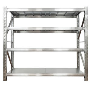 Công nghiệp xếp chồng lưu trữ Kệ thép giá thương mại thép không gỉ có thể điều chỉnh Kệ thép không gỉ Kệ trung bình - Product Image 3