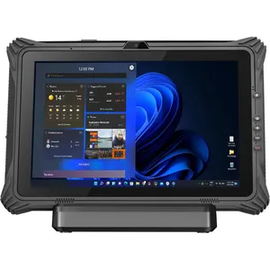 GENZO 10/12 pouces 12ème i5-1235U/i7-1255U 8GB/16GB RAM + 128/512GB SSD amovible tablette robuste windows i5 tablette robuste windows i7