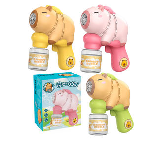 Productos de Venta caliente Capybara Apariencia Linda pistola de burbujas de dibujos animados Juguetes Niños Totalmente eléctrico automático de mano con música - Product Image 2