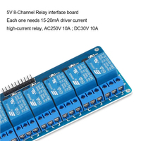 1 2 4 8 Canaux DC 5V Relais Module Optocoupleur Modules Électroniques Kits pour R3 MEGA 2560 1280 DSP ARM PIC AVR STM32 Raspberry Pi