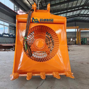 Cubo de cribado de arena de piedra utilizado bajo el agua o en la trituradora de tierra Cubo de cribado Cubo giratorio para excavadora - Product Image 6