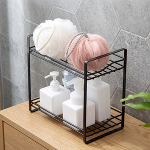 Minimalist Chic Glass & Metal Spice Rack for a Clutter-Free <b>Kitchen</b> Easy Access Design for Tableware Use - Product Image 6