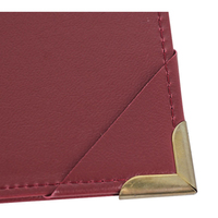 Vente en gros PU or estampage A4 Graduation Diplôme Couverture Certificat Dossier avec coin en métal