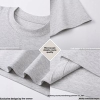 Kaos Oblong Katun Murni Berat 320g, Lengan Pendek, Model Longgar, Bermotif Budaya, Bisa Custom untuk Pakaian Kerja dan Iklan