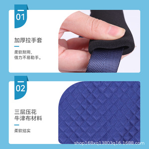 Coussin d'aide au transfert et à la mobilité Lfcare pour le levage des jambes, bleu, durable et confortable, pour patients alités - Product Image 4