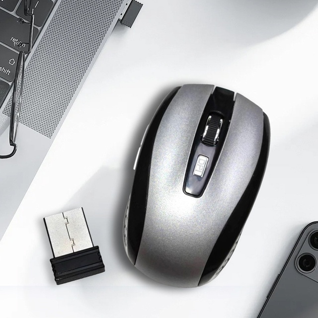 Spot Wholesale USB Right Ergonomic 2.4G Wireless Mouse 11 Buttons Portable Laptop Business Office Keyboard Gift Optical