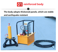 Outil de pliage hydraulique mobile pour la mise en forme des barres d'armature sur site