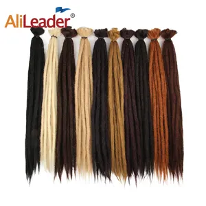 AliLeader Wholesale 20inch Synthetic Handmade Dreadlock Extensions Crochet Hair Dreadlocks