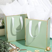 Bolsas de Papel Kraft para Regalos de Boda, Personalizadas con su Logotipo, Bolsas de Compras Blancas de Cartulina, Se Aceptan Diseños OEM y ODM