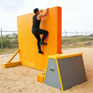 Parcours de Ninja Warrior élégant pour enfants, durable, version pour enfants, pour la cour - Entraînement sensoriel en mousse souple - Product Image 2
