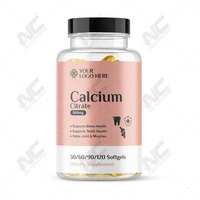 Comprimés de citrate de calcium 1000 mg Marque Nutricore Approvisionnement direct d'usine Haute qualité Vente chaude Complément alimentaire pour hommes