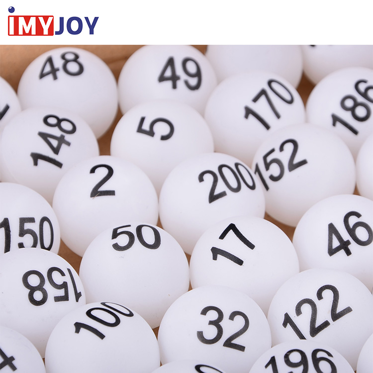 Standard Lucky Lotto lottery machine 4cm diameter ping pang lotto balls