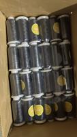 Benang Bordir Filamen Poliester Berkualitas Tinggi 100% Dicelup 120D/2 40WT 4000YDS 720 Warna Tersedia