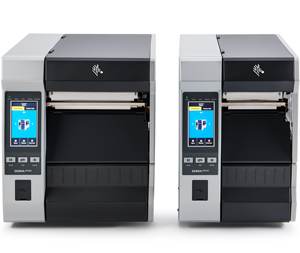 Imprimante d'étiquettes de codes-barres industrielle haute résolution Zebra <span class=keywords><strong>ZT610</strong></span> 600 dpi avec enrouleur, écran tactile couleur 4,3 pouces ZT61046-T290100Z - Product Image 3