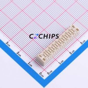 ZHD-38AB Wire-to-Board Pin Header SMD,P=1.5mm Connector 2x19P 1.5mm Vertical Mount 38P - Product Image 2