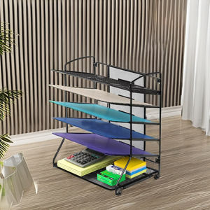 Organizador de Archivos de Metal de 6 Bandejas <span class=keywords><strong>para</strong></span> <span class=keywords><strong>Escritorio</strong></span>, Estante de Almacenamiento y Cajón <span class=keywords><strong>para</strong></span> Carpetas, Organizador de <span class=keywords><strong>Escritorio</strong></span>, Venta Directa de Fábrica - Product Image 6
