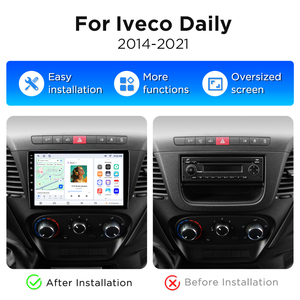 Junsun Wireless Carplay Android Auto Car Radio for Iveco Daily 2014-2021 Car DVD Player Head Unit Car Screen Multimedia Player - Product Image 2