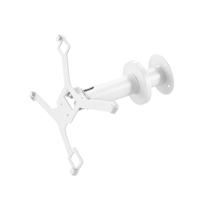 Support de <span class=keywords><strong>tablette</strong></span> antivol en métal réglable blanc pour bureau avec gestion des câbles, support stable pour comptoir de caisse - Product Image 4