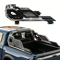 Barre de protection sportive noire pour camionnettes, en acier, accessoires 4x4, pièces automobiles tout-terrain, pick-up JINHUIJU SB105