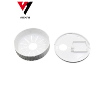 Caméra de vidéosurveillance dôme en plastique ABS, 2 pièces, support de montage au plafond, boîte de jonction, câble caché