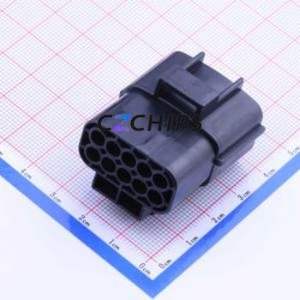 174657-2 Housing (Wire-to-Board / Wire-to-Wire) P=4.8mm Connector 2x5P 4.8mm 5.2mm 2 - Product Image 1