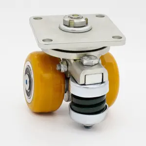 SS 3 4 inç agv robot tekerlek kendinden dengeleyici çift tekerlekler