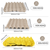 Bandejas Cuadradas Biodegradables para Huevos, Caja de Embalaje Resistente a Impactos para la Industria Alimentaria, Granjas y Supermercados