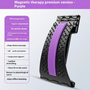 Alat pijat akupuntur, terapi pereda nyeri bawah, pijat akupuntur, alat pendukung traksi Lumbar elastis leher portabel - Product Image 4