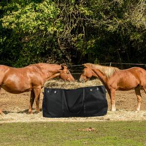Échantillon gratuit, best-seller : Mangeoire pour chevaux, mangeoire à foin pour chèvres, fond en maille, fermeture à pression, pour écurie de chevaux, sac de stockage de foin pour chevaux - Product Image 5