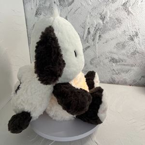 Mignon chien panda respirant 2 en 1 en peluche douce et en coton, jouet musical en peluche pour animaux, ours en peluche de 30 cm pour les enfants, bébé dormant - Product Image 4