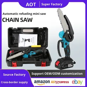 <span class=keywords><strong>Scie</strong></span> électrique miniature <span class=keywords><strong>rechargeable</strong></span> à batterie au lithium transfrontalière de Chine, utilisation domestique, utilisation à une main, exploitation forestière en plein air - Product Image 2
