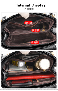 Nuevo Bolso de Moda para Mujer de Mediana Edad, Bolso de Gran Capacidad, Bolso Bandolera, Estilo Moderno - Product Image 5