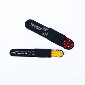 Ensemble <span class=keywords><strong>de</strong></span> 2 cuillères doseuses réglables <span class=keywords><strong>en</strong></span> plastique PP écologique pour lait <span class=keywords><strong>en</strong></span> poudre, <span class=keywords><strong>sucre</strong></span> et assaisonnements - Lavable au lave-vaisselle - Product Image 3