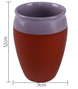Taza de arcilla de terracota de polímero de diseño moderno, acepta logotipo personalizado, <span class=keywords><strong>tazas</strong></span> de café Chai de cerámica hechas a mano, taza de té de arcilla áspera - Product Image 4