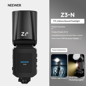 แฟลช NEEWER <span class=keywords><strong>Z3</strong></span> ใช้ได้กับกล้อง Canon, Sony, <span class=keywords><strong>Nikon</strong></span>, Fujifilm และแฟลชแบบ Hot-Shoe ที่หมุนได้สำหรับติดกล้อง - Product Image 1