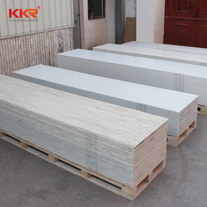 Vật liệu xây dựng nhà bếp worktop benchtop bề mặt bảng màu tùy chọn đá cẩm thạch lớn slab sửa đổi acrylic rắn bề mặt tấm - Product Image 5