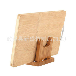 Bamboo <b>pot</b> <b>lid</b> holder, creative style, foldable <b>pot</b> <b>lid</b> storage rack, cutting board rack, drain rack, made of wood. - Product Image 2