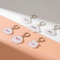 Lindo llavero de acrílico de doble cara personalizado ligero UV impreso regalo de negocios pequeño listado llaveros de plástico